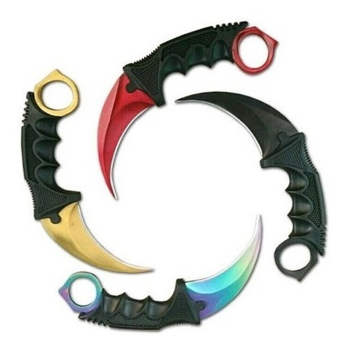 Cuchillo Combate Karambit Camuflaje Exclusivo Gamer Tactico