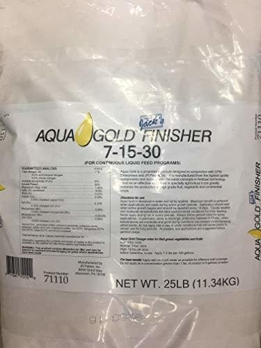 Fertilizante - Jack's ******* Aqua Gold Finisher 25 Lb. Fert