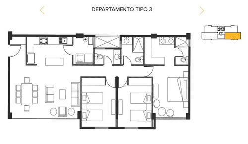 Imagen 2 de 14 de Hermoso Departamento Alterra Towers, 3 Recamaras