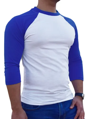 Playera tipo beisbolera hotsell