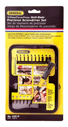 General Tools & Instruments 63518 Set De 18 Piezas De