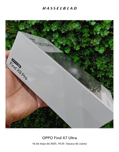 Oppo Find X8 Pro 12gb/512gb Dimensity 9400 Android 15 /color Os 15 /4k/5g/80watts Desbloqueado, En Caja Sellada. (Usado)