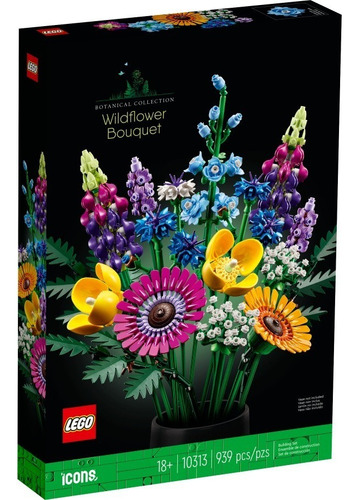 Lego Botanical Collection 10313 Buquê De Flores Silvestres