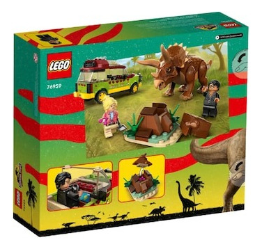 Lego Análisis Del Triceratops Jurassic Park 76959 (Usado)