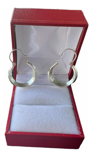 Imagen 3 de 9 de Aro Argolla Criollo De Plata 23mm.