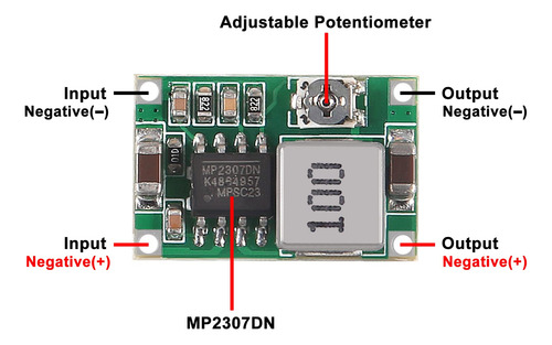 Módulo De Alimentación Con Regulador De Voltaje Dc Mini 360
