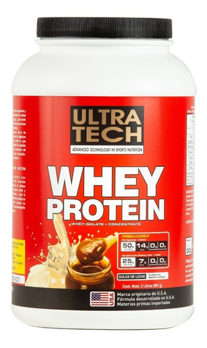 Imagen 1 de 1 de Whey Protein 2 Libras Ultra Tech