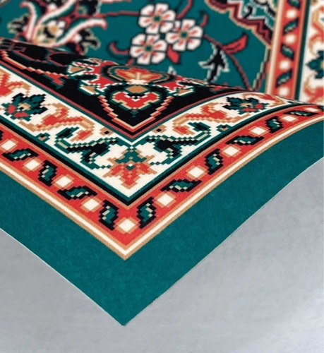 Alfombra Carpeta 3251 Verde Clásica 140x190cm Kreatex