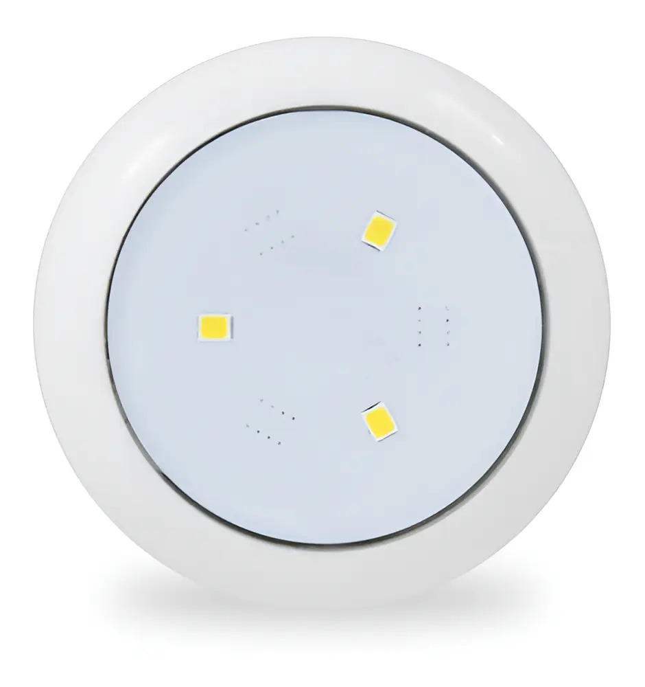 Kit Led Piscina 2 Luminárias Rgb Colorido 5w 63mm Cp. Branco