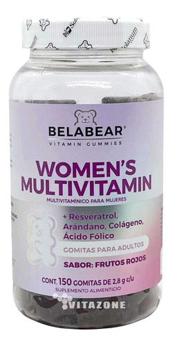 Multivitaminico Para Mujeres 150 Gomitas Belabear Solanum