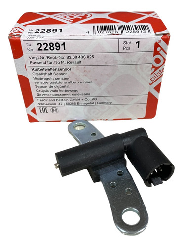 Sensor De Posición Cigüeñal Renault Twingo 16v Febi Germany