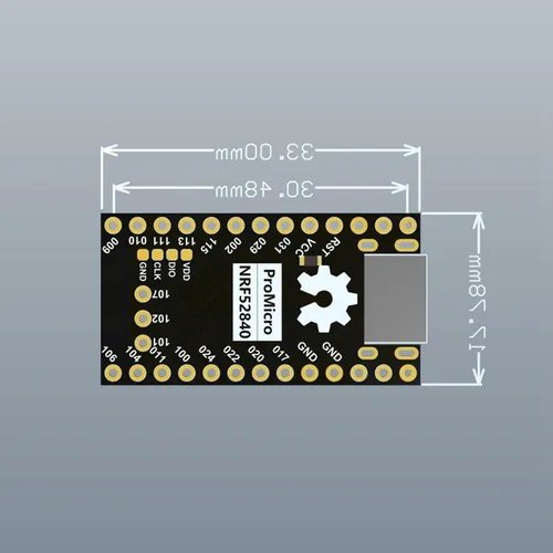 2 Placas De Desarrollo Promicro Nrf52840 Para Nice Nano V2.0