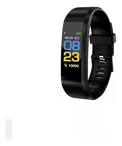 Reloj Smartband Inteligente Gtc Swg001 Bluetooth Ios Android Negro Lisa Negro Negro