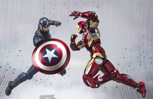 Sh Figuarts Capitan America Civil War & Iron Man Mark 46 Jp