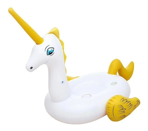 Inflable Unicornio Flotador Grande Bestway 2,20 X 1,95m