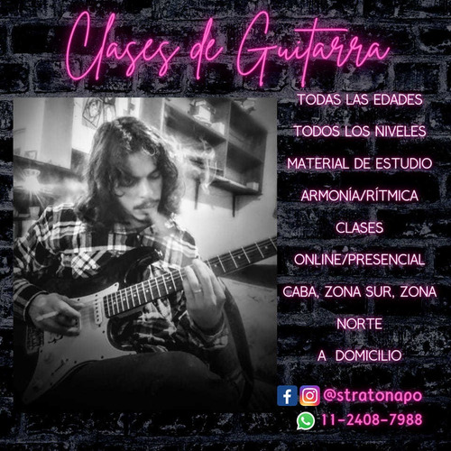 Imagen 1 de 1 de Clases De Guitarra
