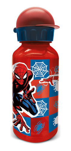 Botella 370ml school Spiderman