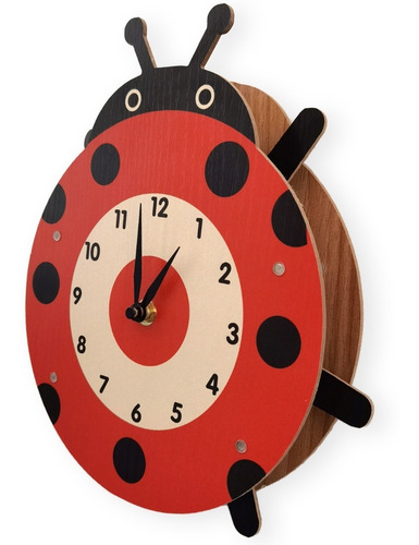 Imagen 5 de 7 de Reloj Forma Catarina Que Mueve Las Patitas Ideal Para Niños