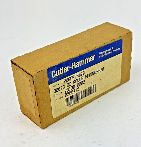 Cutler-hammer - Pd6d02a020 -  Digitrip Rms Rating Plug - Jjm