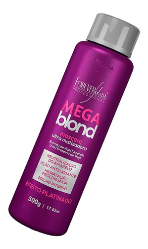 Forever Liss Matizador Platinado Mega Blond Platinum 500ml