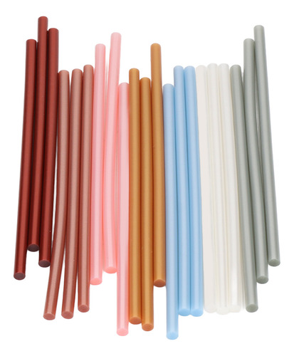 Bastões De Cola: 21 Unidades, Quentes, 7 X 200 Mm, Forte Ade