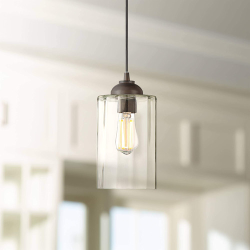 I Euro Hawthorne 5 1 4 Ancho Bronce Led Mini Colgante