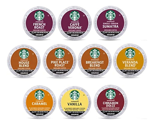 Starbucks K-cup Coffee Pods-starbucks Blonde, Medium, Dark R