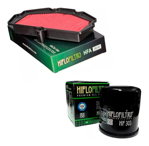 Kit Filtros Hiflo Aire Aceite Kawasaki Versys 650 15-19 Fas