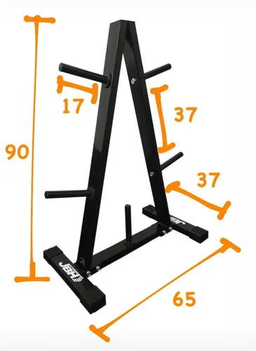 Pino Para Discos Soporte Gimnasio Portadiscos Pesas Gym Jbh - $ 129.990