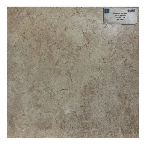 Ceramica Beige Lourdes  Tafi Beige  35x35 1ra Cal Premium