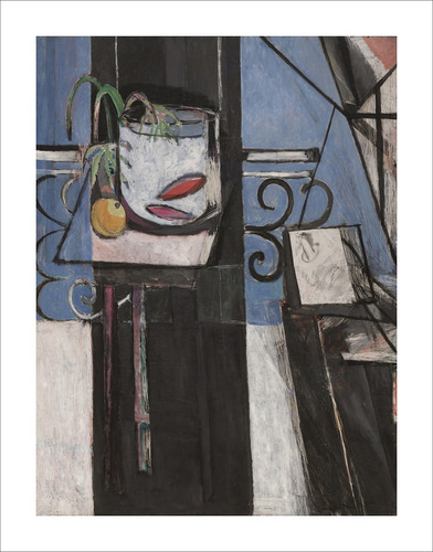 Lamina Fine Art Peces De Colores Y Paleta Matisse 60x76