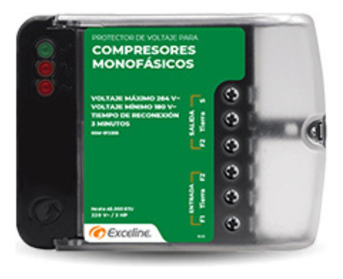 Protector Para Compresores Monofásicos 220v Exceline 