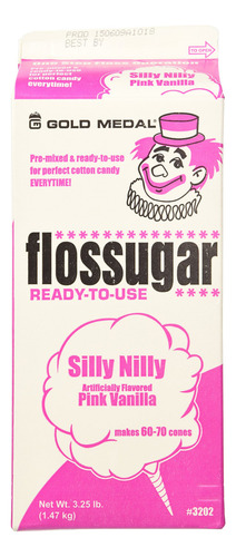 Pre-mezcla Flossugar Para Algodón De Azúcar 1.89 L