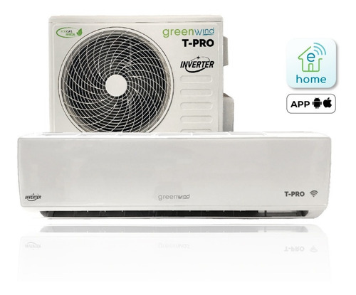 Imagen 3 de 10 de Aire Acondicionado Greenwind T- Pro Inverter 12000 Btu