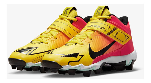 Zapatos Beisbol Niños Tacos Nike Trout - Tallas 32 Al 37.5