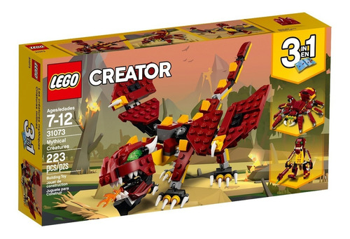 Lego Creator 3en1 31073 Criaturas Miticas Mundo Manias