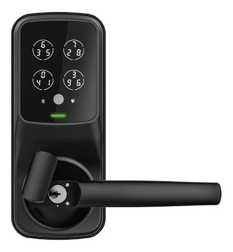 Cerradura Inteligente Lockly Secure Plus Latch Bluetooth Color Negro