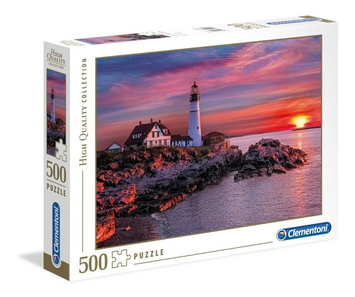 Puzzle 500pz Portland Head Light 35049 - Clementoni