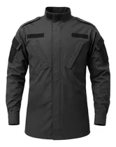 Comprar Chaquetilla Táctica Negra Rip Stop Cuello Mao 
