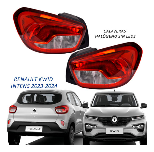 Par Calavera Renault Kwid Intens 2023 2024 Sin Leds