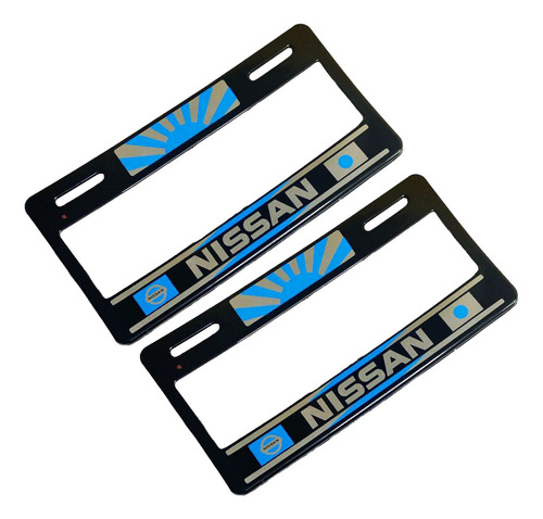 Porta Placas Nissan  Sentra Versa  Xtrail 2 Pzas Universal