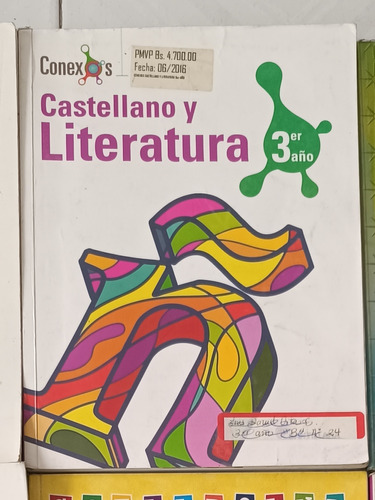 Libro De Castellano Y Literatura 3er Año Conexus Santillana