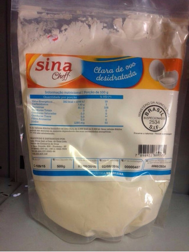 Albumina Pura Sina Cheff- Fama Ovos  1kg