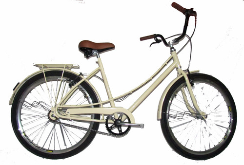 Bicicleta Retro Vintage Bege Lindissima Promoção