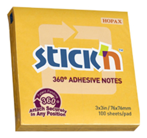 Block Notas Adhesivas Stick Notes 360 Samergo