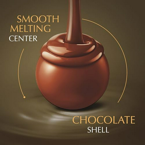 Lindt Lindor Trufas De Chocolate Assortidas, 240g