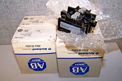 4) New Allen Bradley 700-na40 Contact Block Front Deck   Uuk