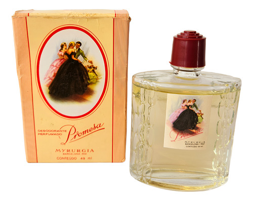 Myrurgia - Antiga Colonia Promesa; Perfume Antigo; Art Déco