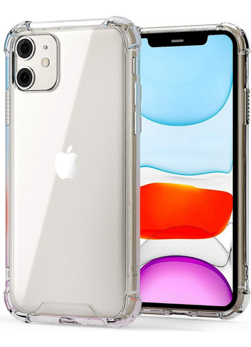 Carcasa Para iPhone 11 Transparente Marca Cofolk + Mica