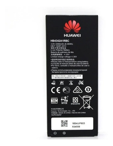 Bateria Pila Huawei Y5 Li Honor 5a Hb4342a1rbc 